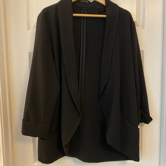 ASOS New Look crepe blazer in black - size 14 - Picture 1 of 5